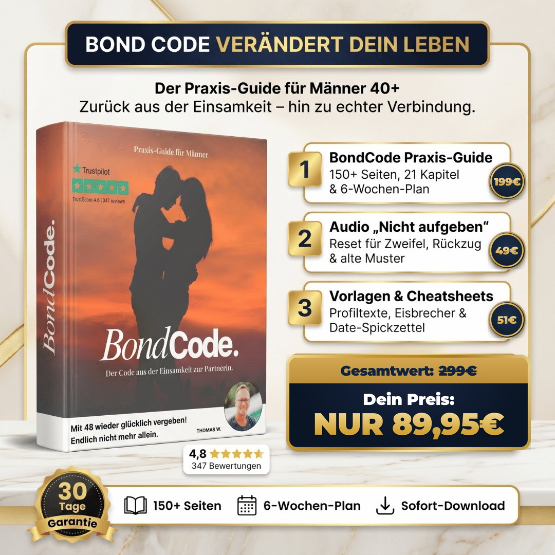BondCode™ - Der Code aus der Einsamkeit zur Partnerin.