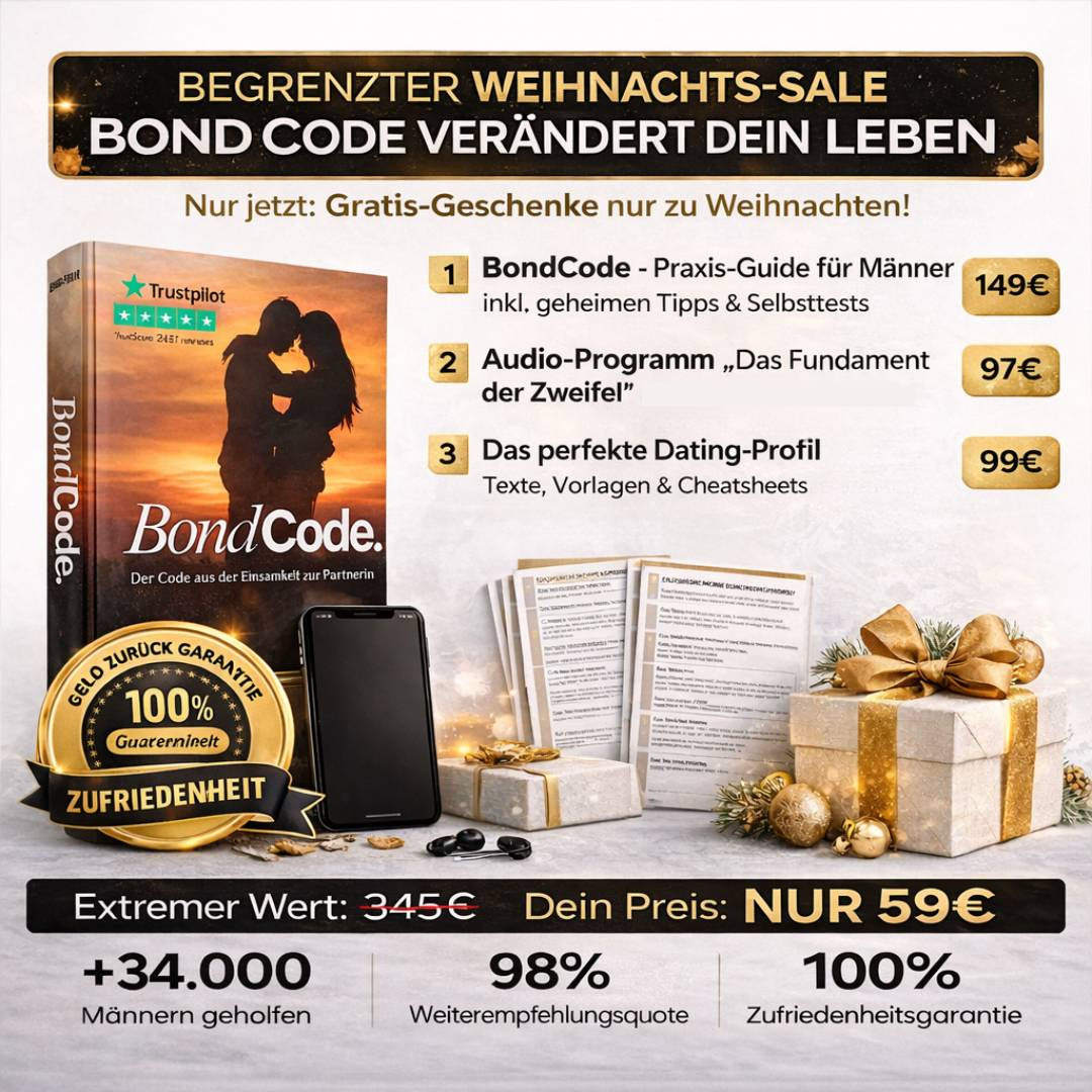 BondCode™ - Der Code aus der Einsamkeit zur Partnerin.